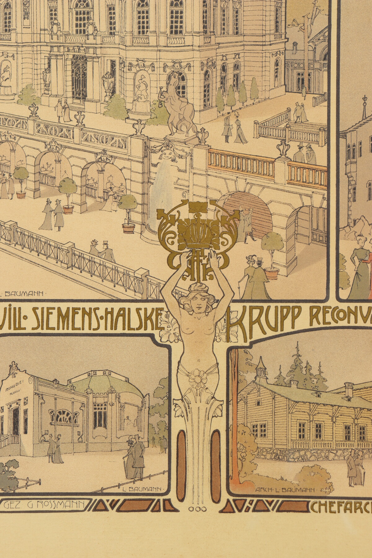 Affiche pour le Pavillon d'Autriche de l'Exposition Universelle par Alfons Mucha