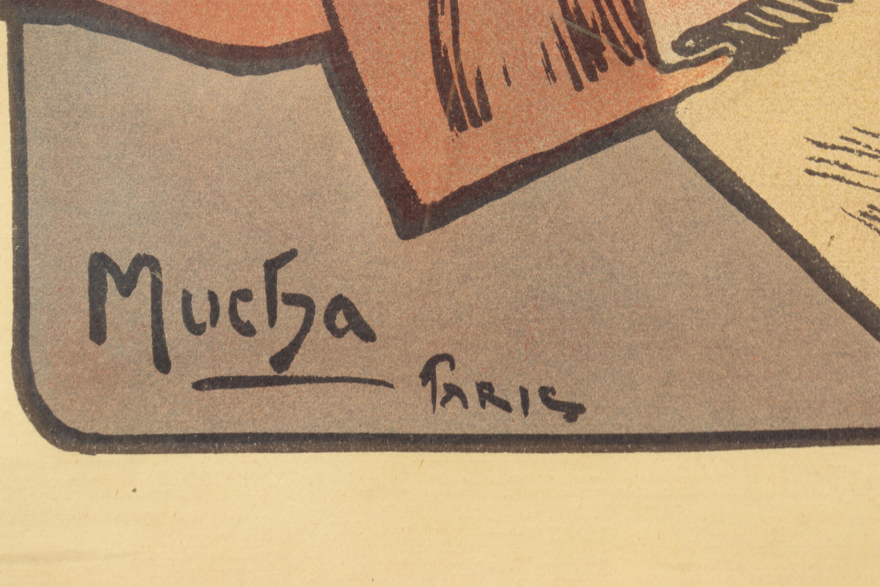 Affiche pour le Pavillon d'Autriche de l'Exposition Universelle par Alfons Mucha