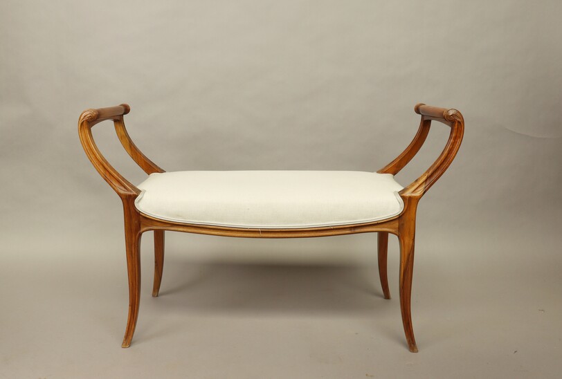 Art Nouveau bench by La Ruche