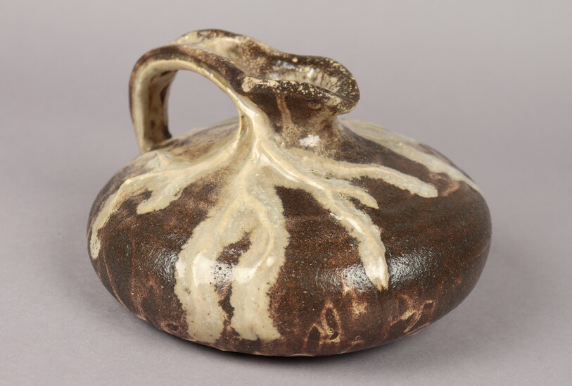 Grès coloquint bottle by André Metthey