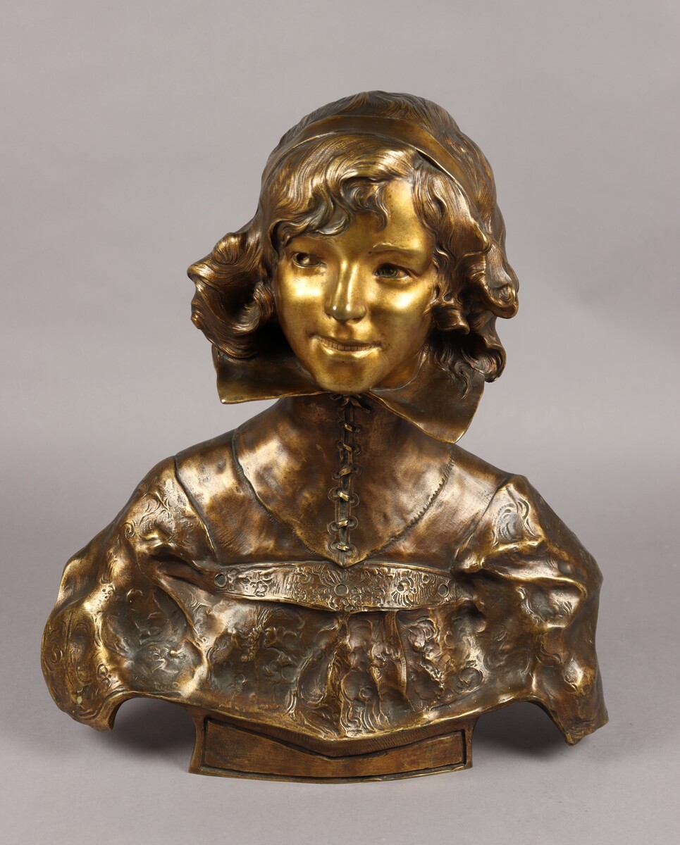 Buste de jeune femme par Paul François Berthoud