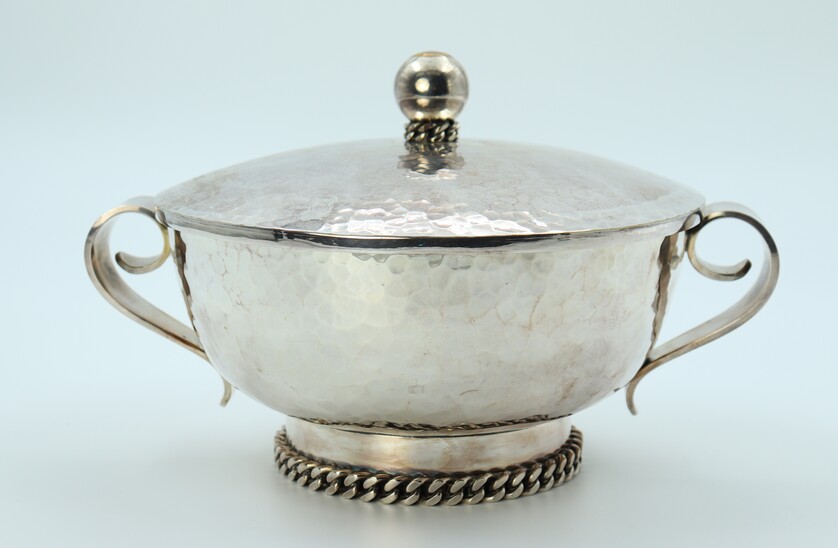 Covered bowl by Jean Despres