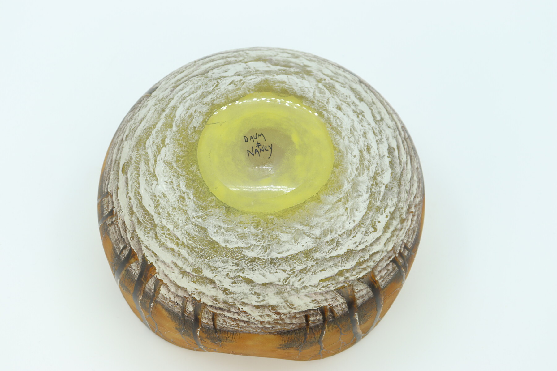 Coupe Daum au paysage enneigé