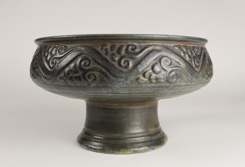 Bowl stoneware by Emile Lenoble, Exposition Universelle de Gand 1913