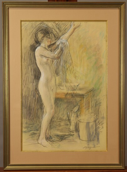 Woman at her toilette by François Joseph Guiguet
