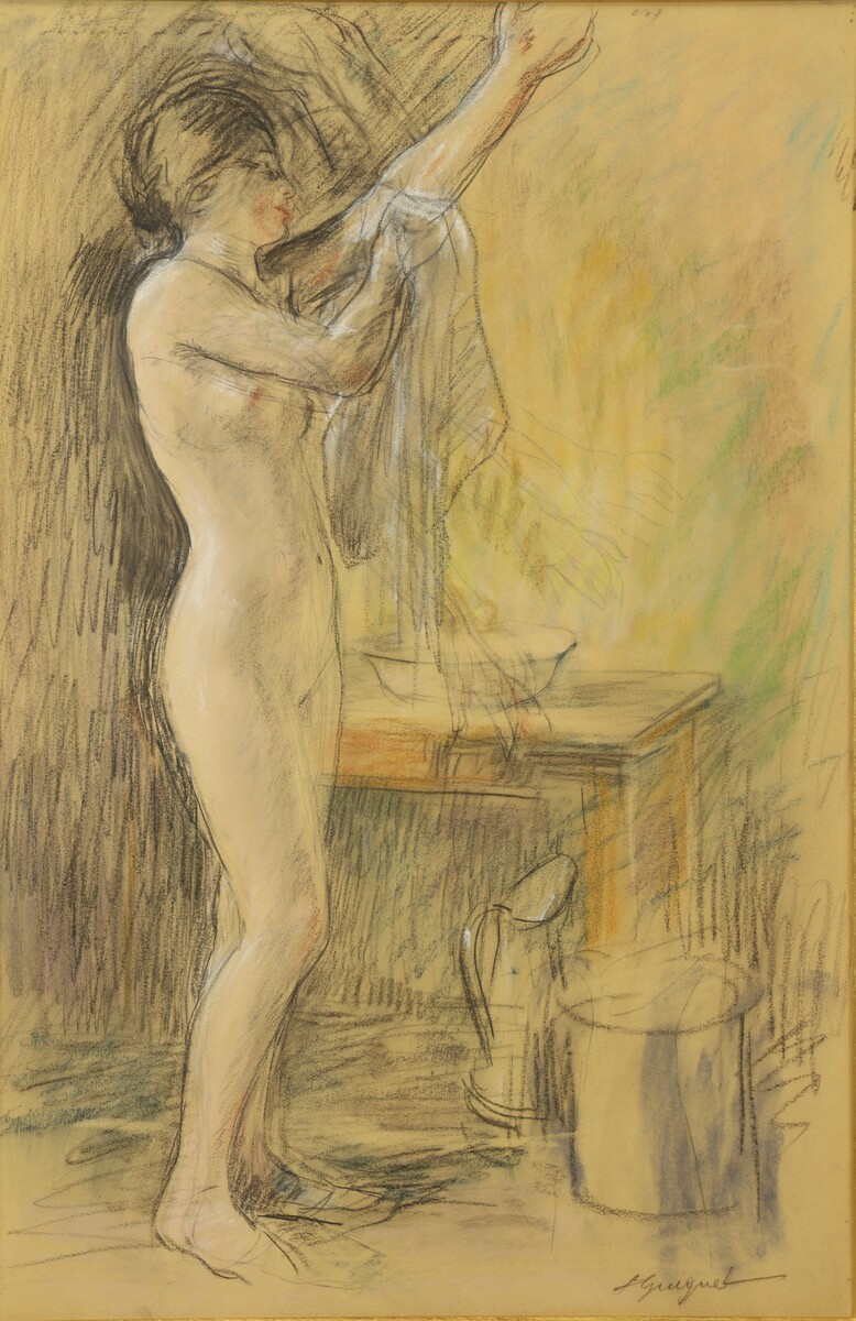 Femme à sa toilette par François Joseph Guiguet