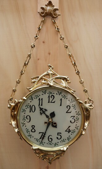 Boulengère Clock In The Style Of Hector Guimard