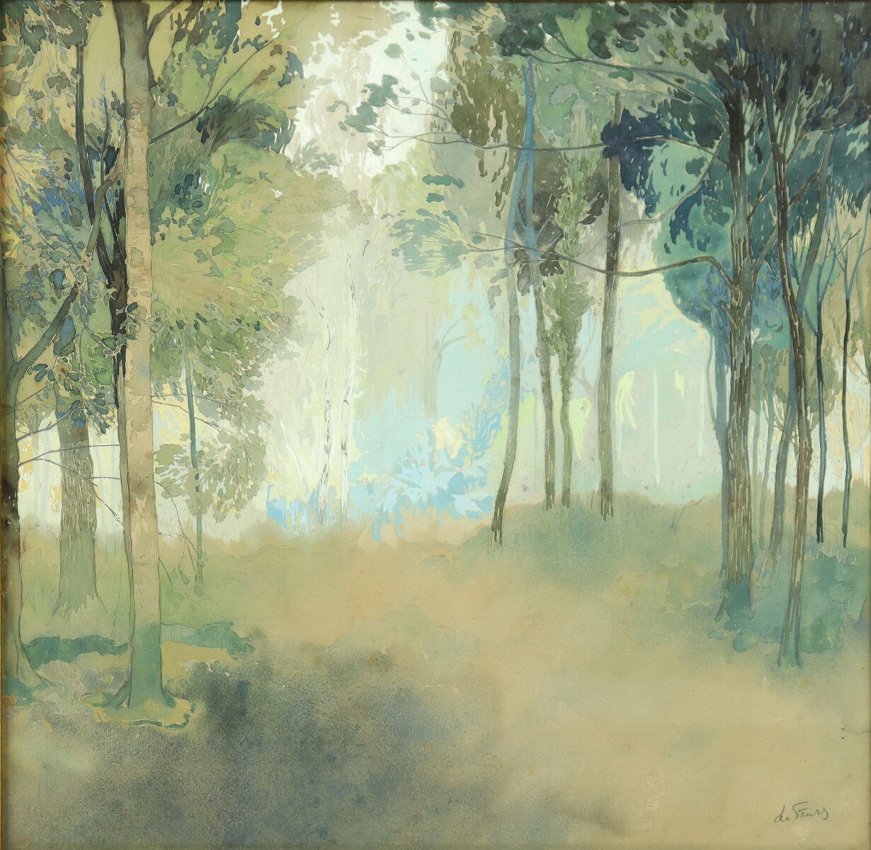 La clairière par Georges de Feure