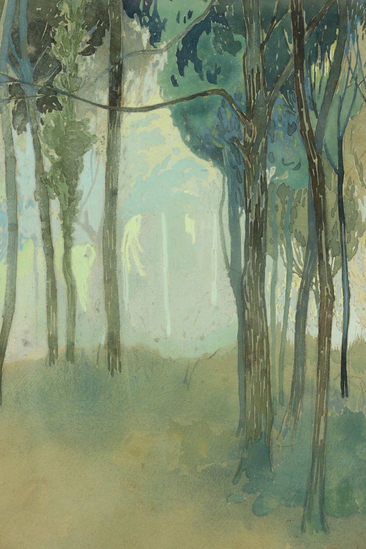 La clairière par Georges de Feure