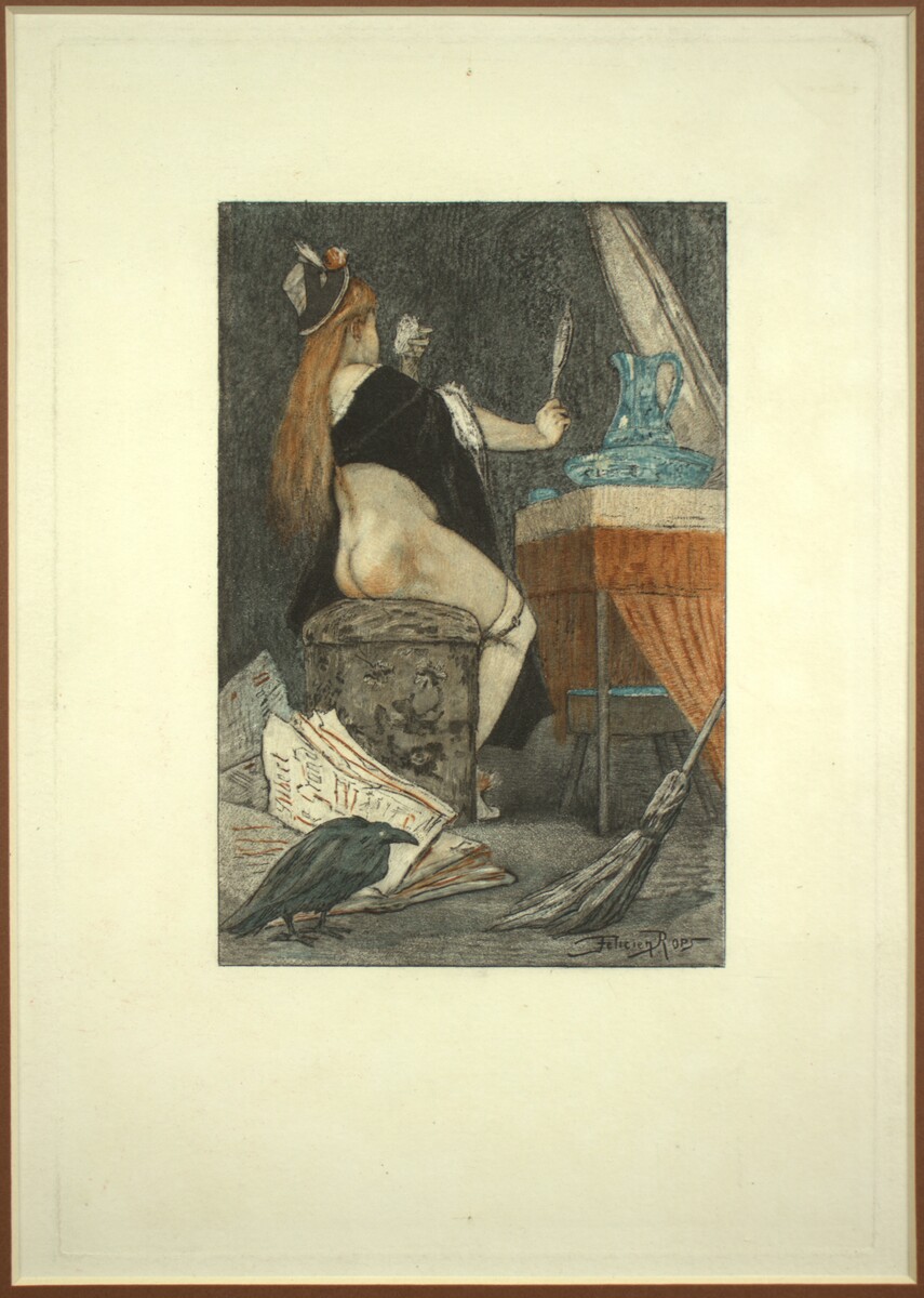 La petite sorcière par Félicien Rops