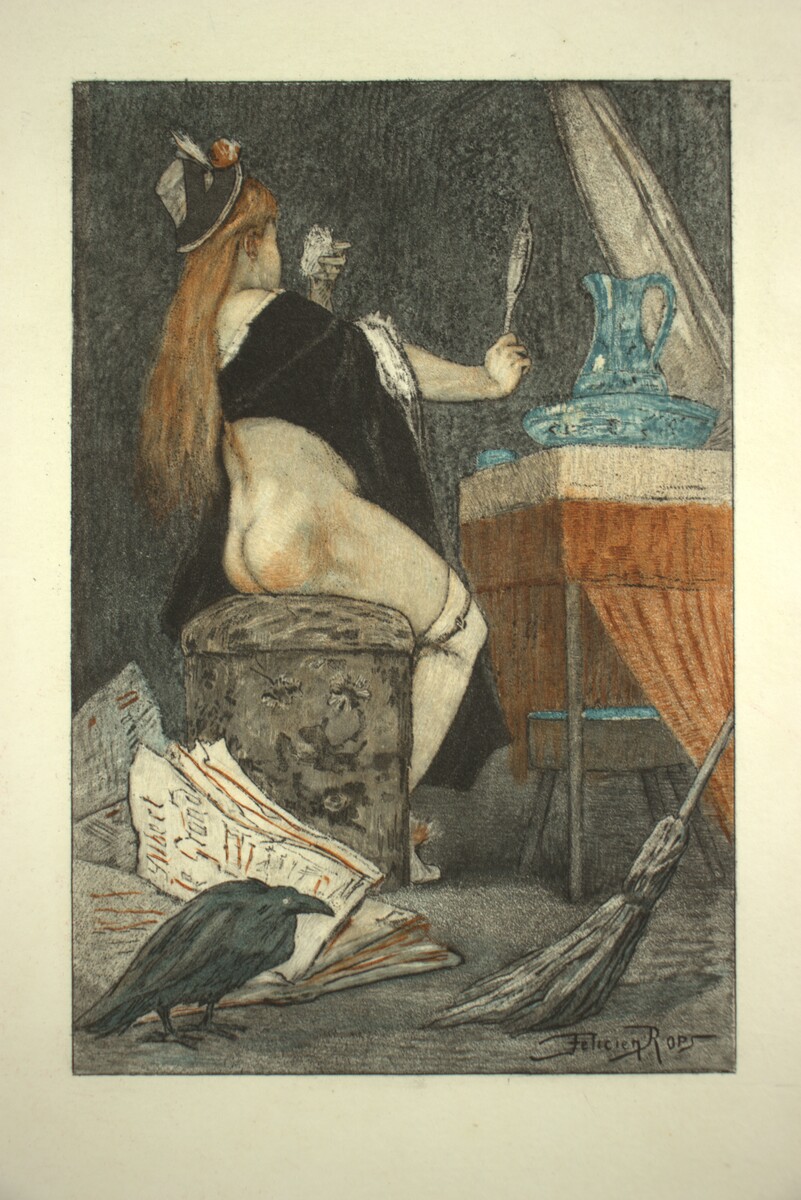 La petite sorcière par Félicien Rops