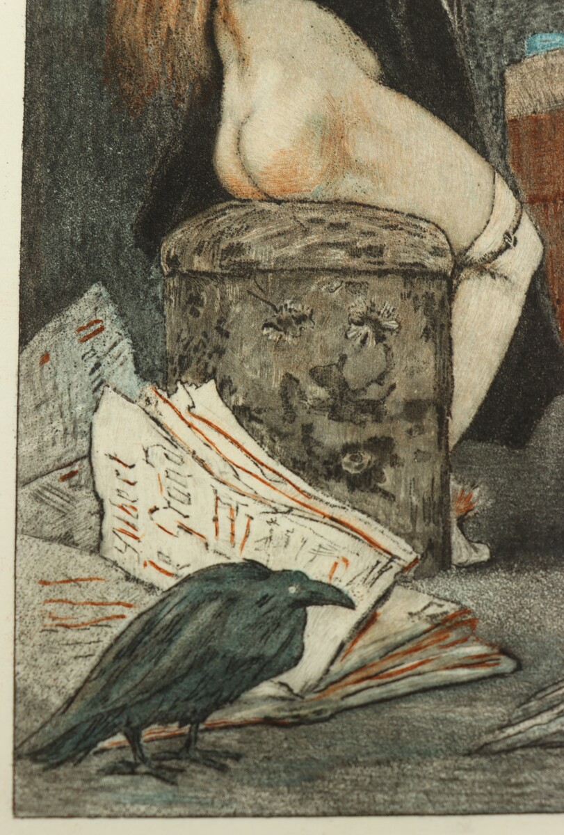 La petite sorcière par Félicien Rops