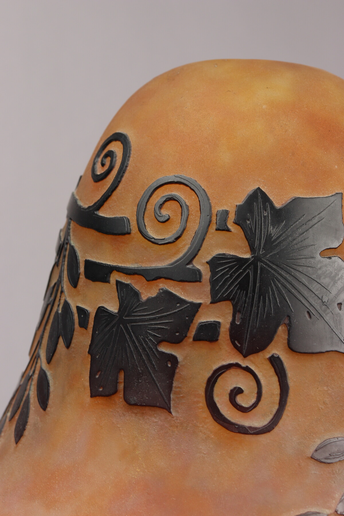 Lampe de table par Edgar Brandt et Daum