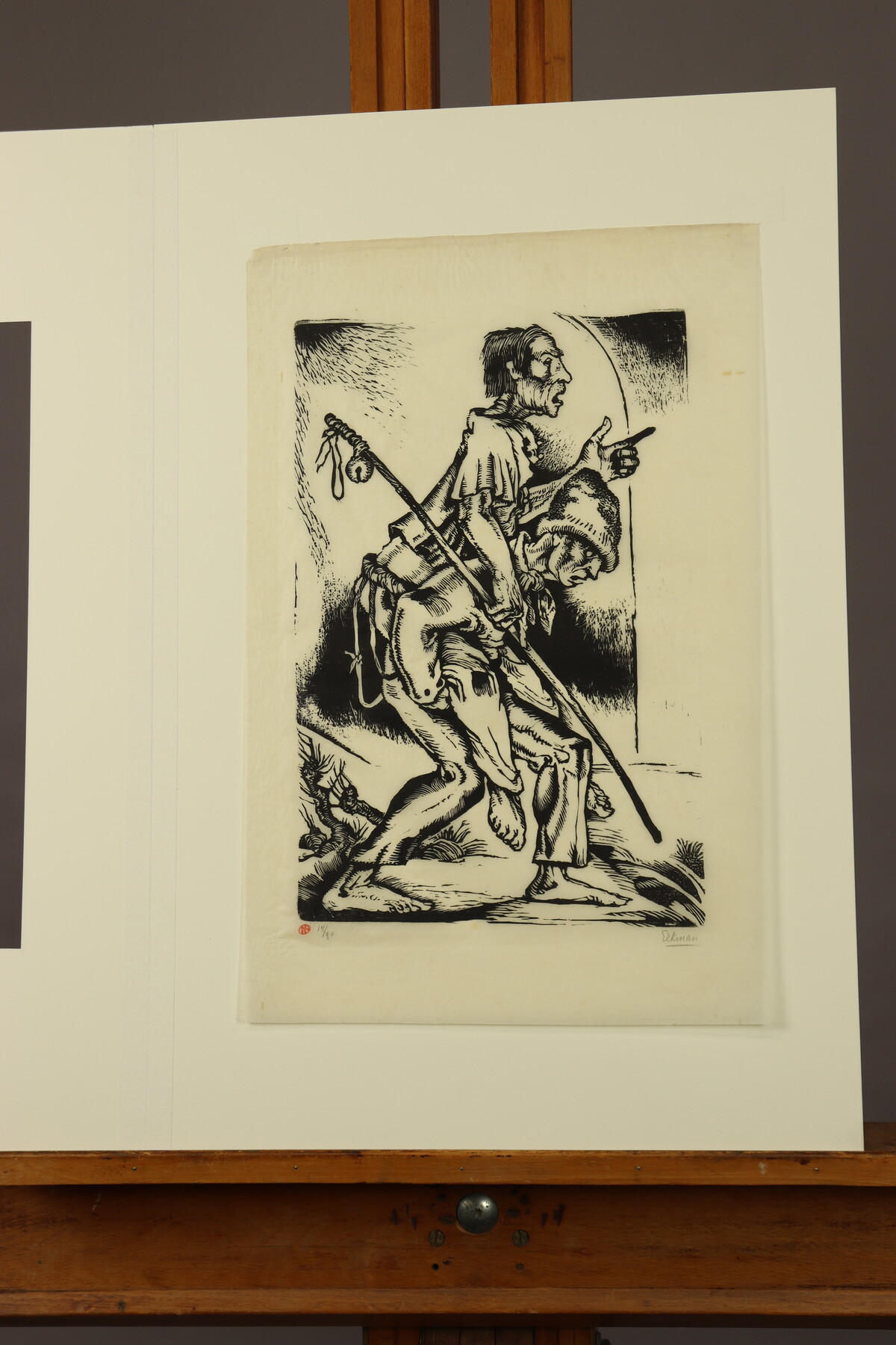 L'aveugle et le paralytique par Nicolas Eekman