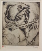 Le joueur de flûte par Nicolas Eekman