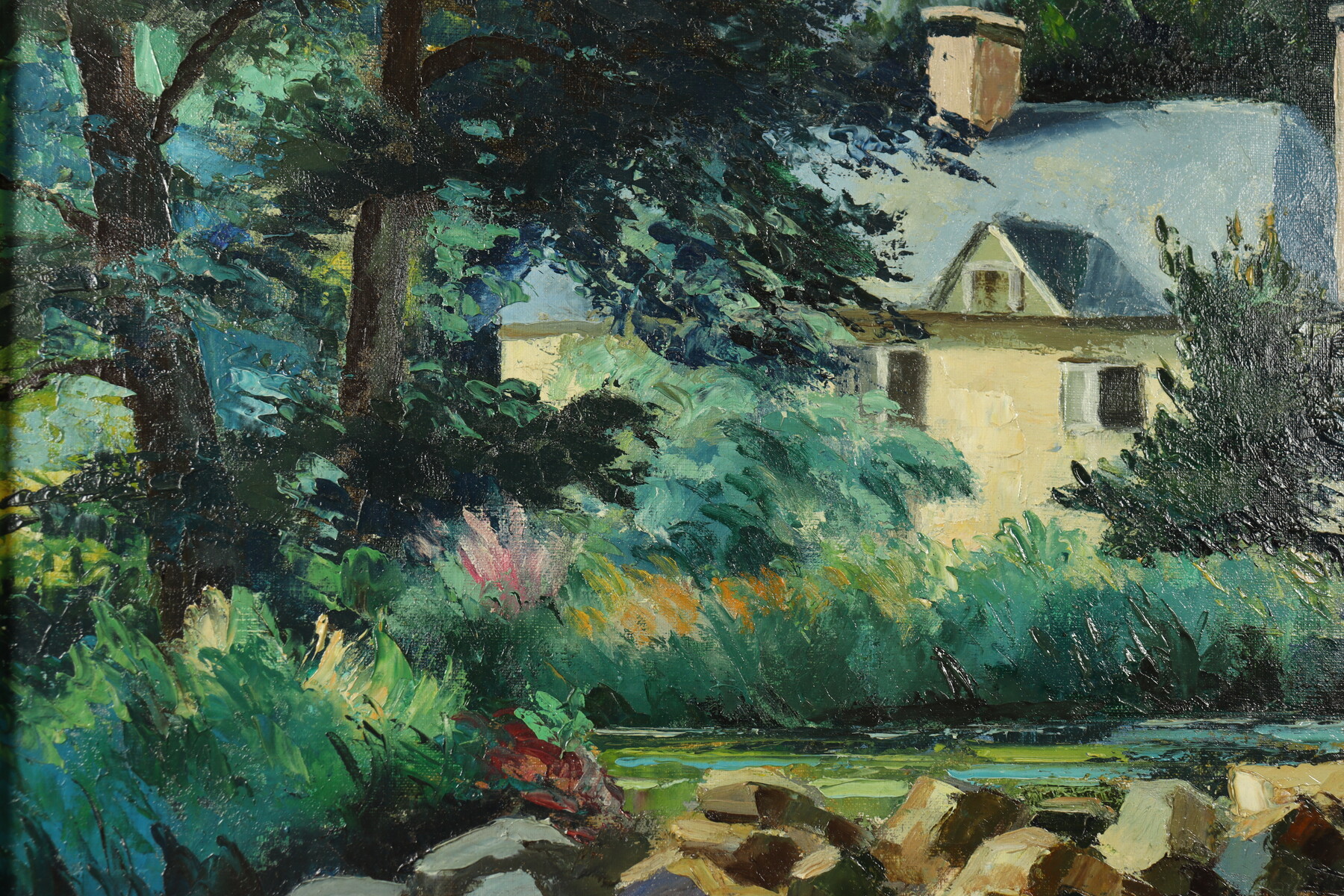 Le pêcheur à la ligne par Paul-Emile Pissarro