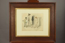 Le peintre et son modèle par Armand Rassenfosse