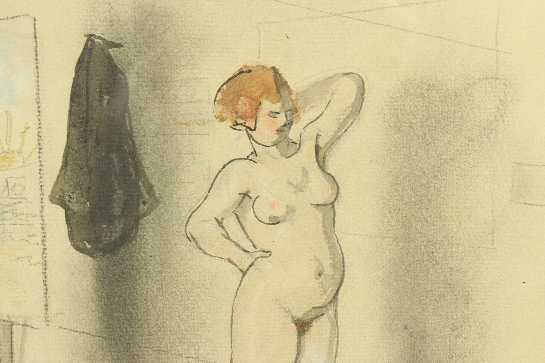 Le peintre et son modèle par Armand Rassenfosse