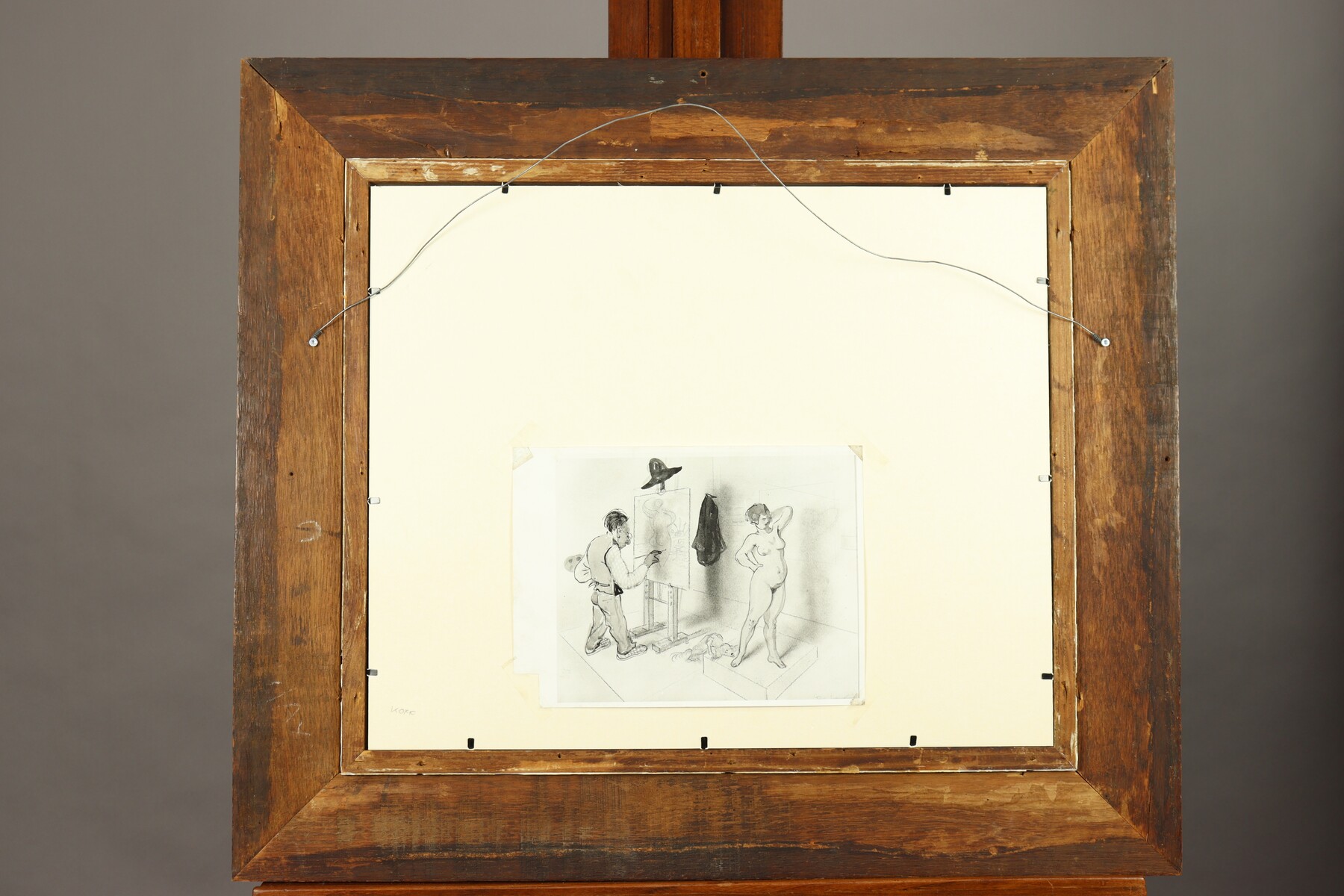 Le peintre et son modèle par Armand Rassenfosse