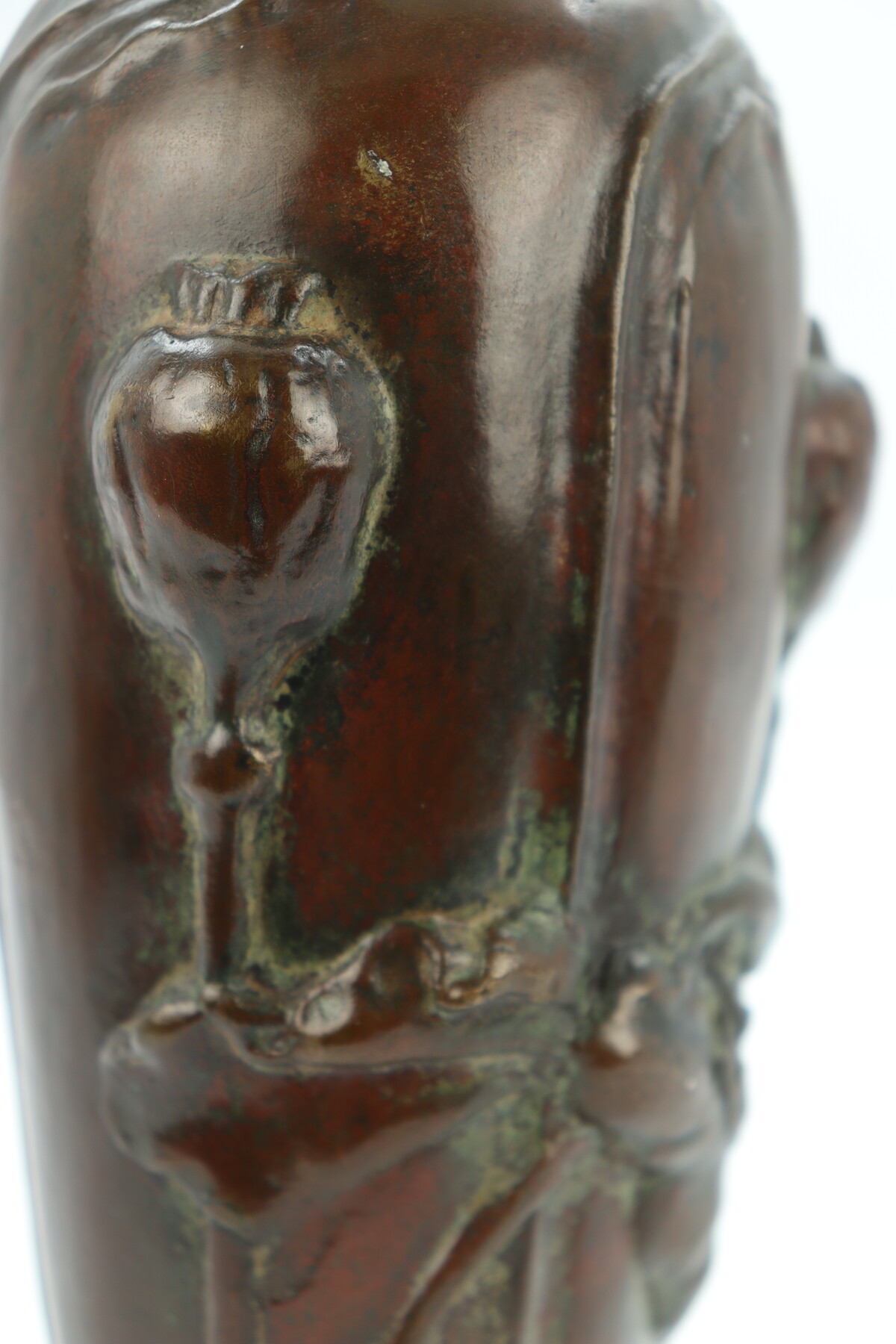 Les pavots, vase par Philippe Wolfers