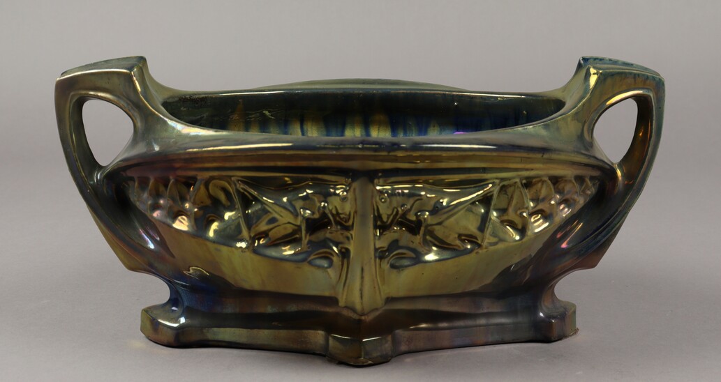 Les Sauterelles, Glazed Sandstone Planter By Jules Cayette