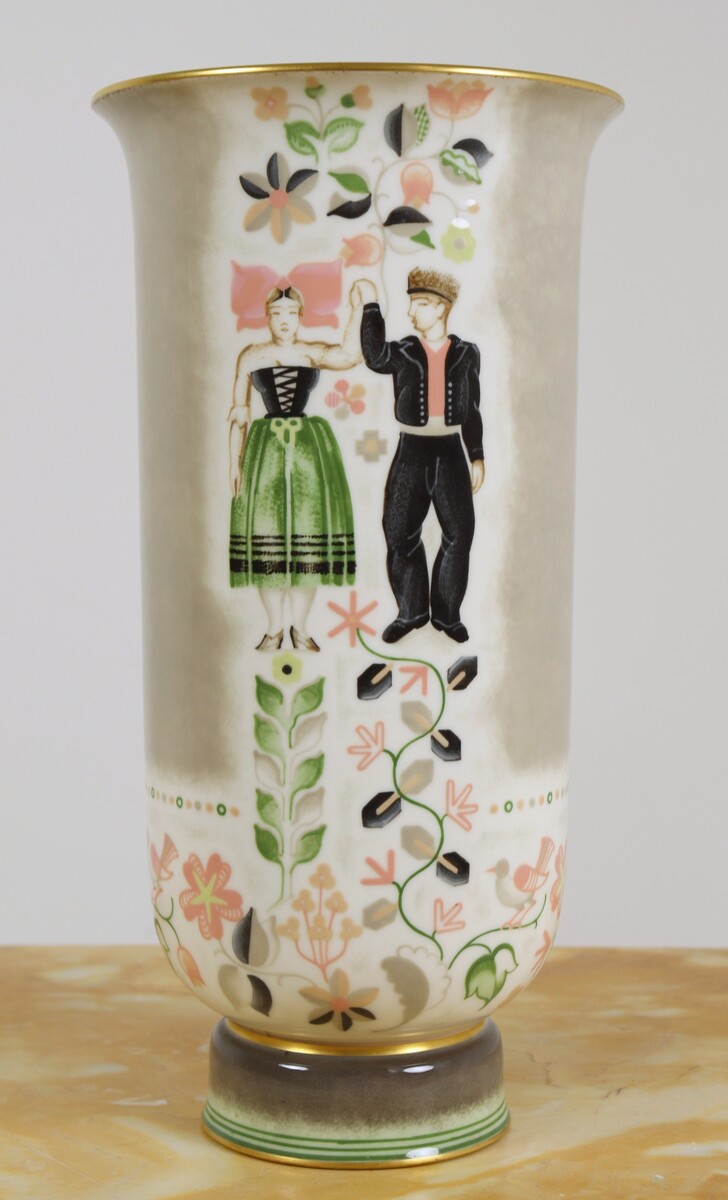 Manufacture Nationale de Sèvres & Adrien-Auguste Leduc, vase aux Alsaciens