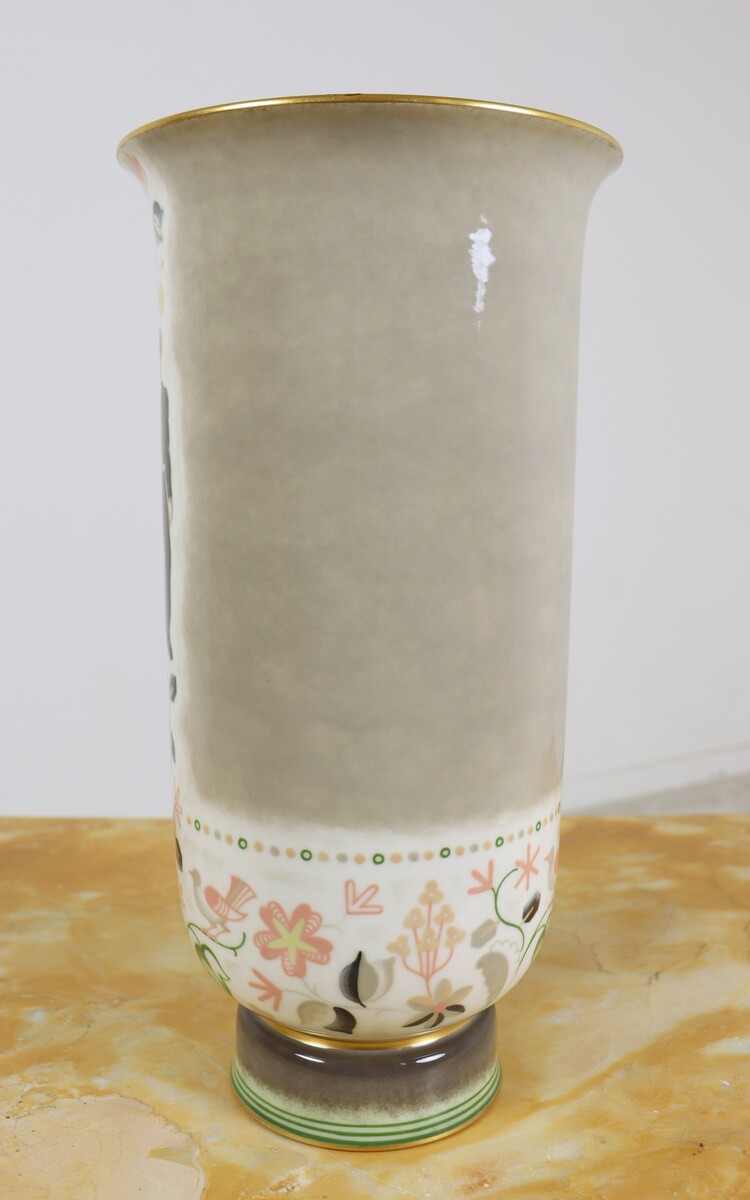 Manufacture Nationale de Sèvres & Adrien-Auguste Leduc, vase aux Alsaciens