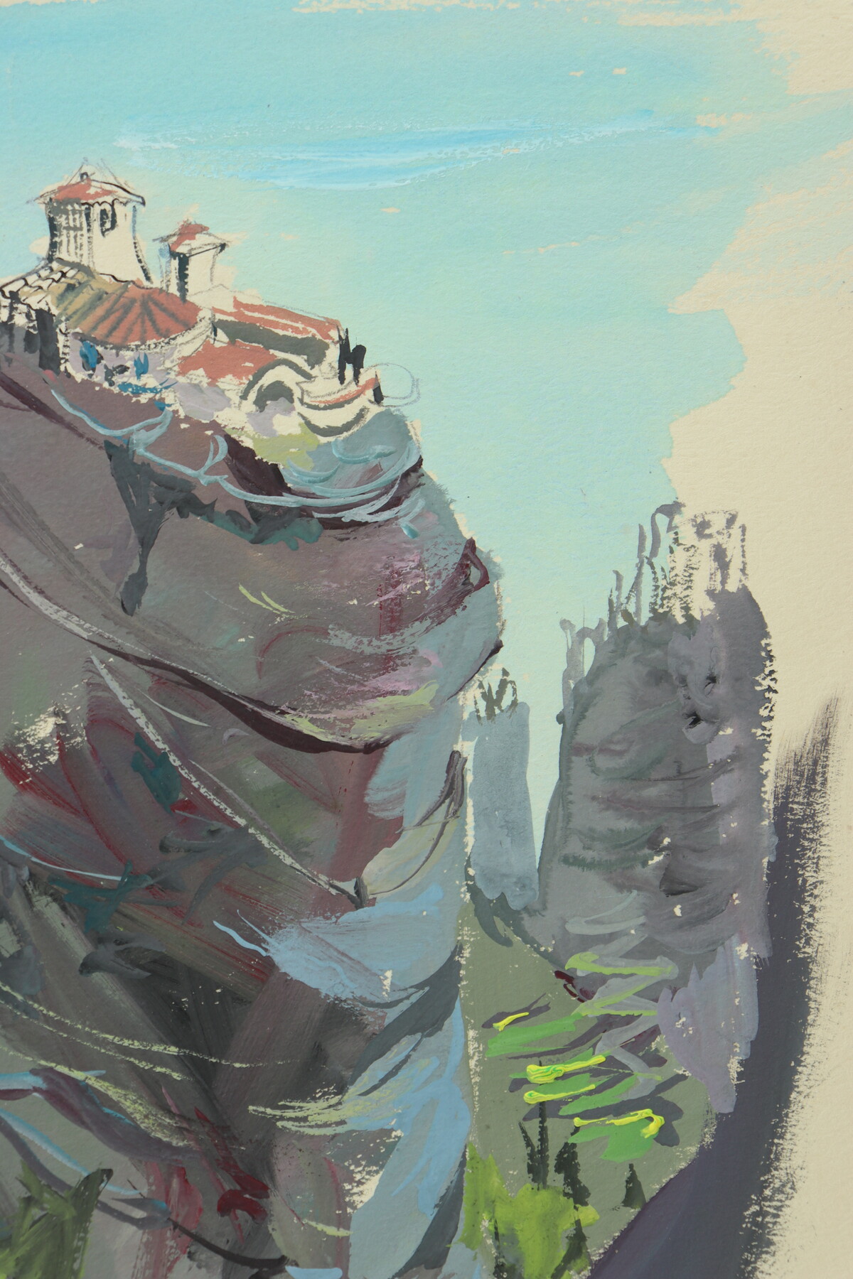 Météores par Yves Brayer