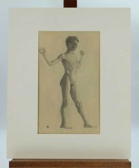 Nude of a boy by Armand Rassenfosse