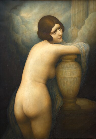 Symbolist nude by Leonard Sarluis