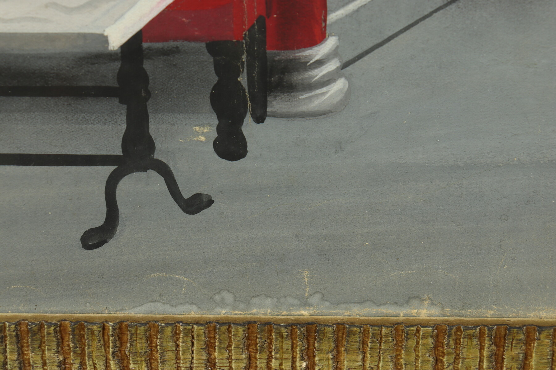 Paire de décors de théâtre par Félix Labisse