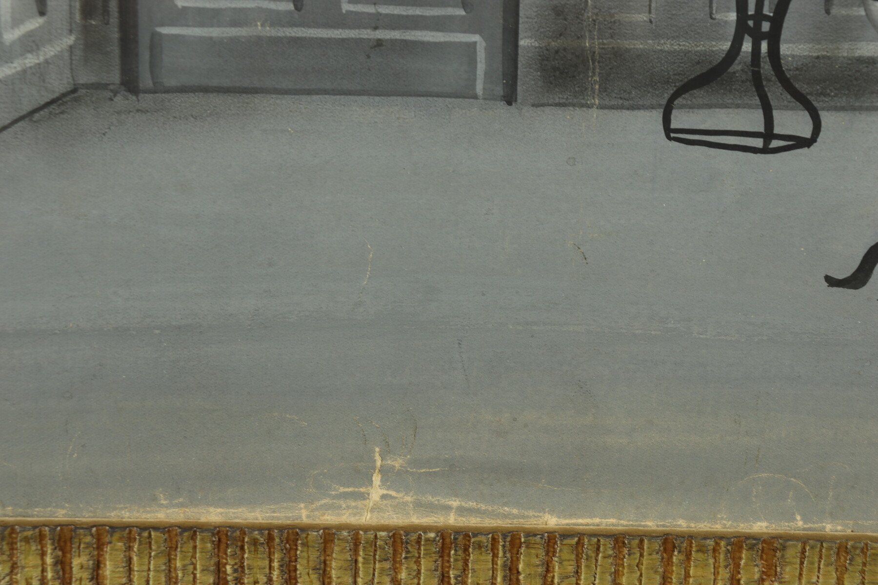 Paire de décors de théâtre par Félix Labisse