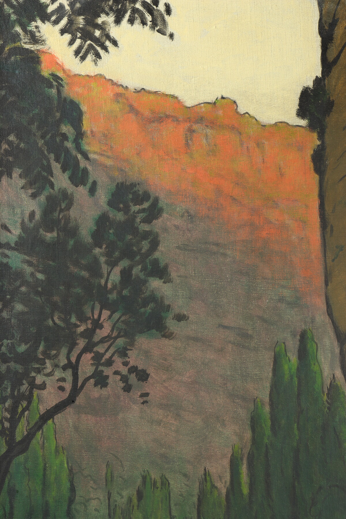 Paysage de vallée par Maurice Chabas