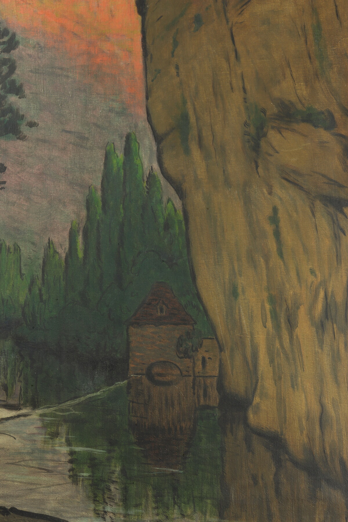 Paysage de vallée par Maurice Chabas