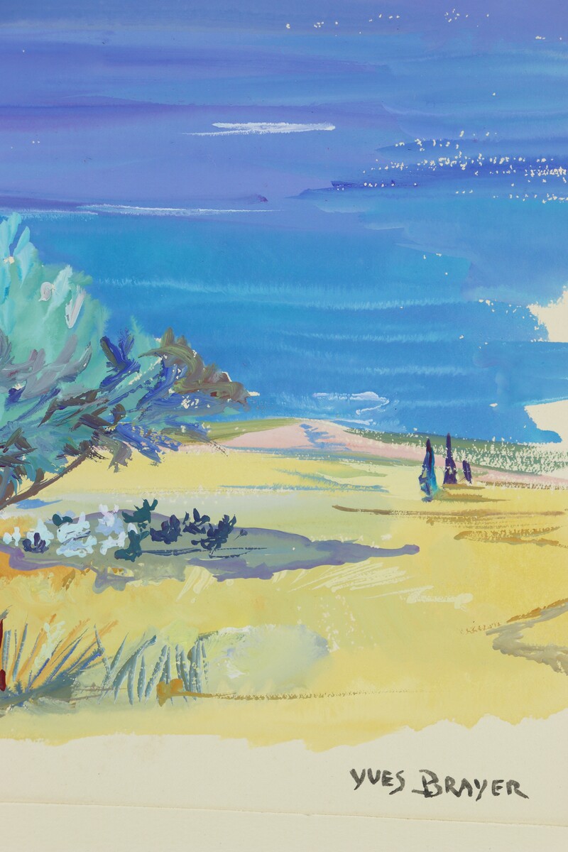 Paysage par Yves Brayer