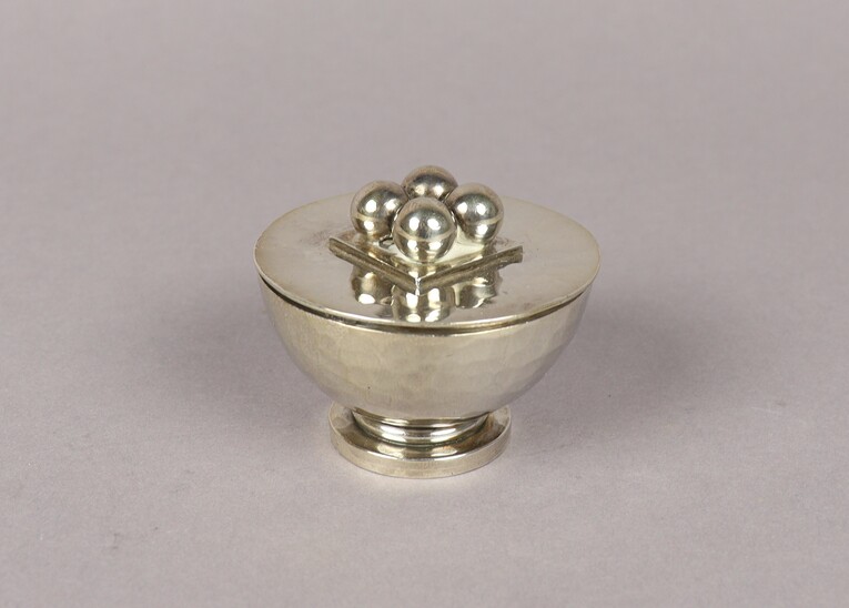Small Silver Covered Cup By Jean Després