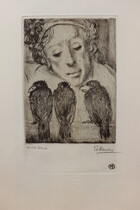Portrait aux trois corbeaux par Nicolas Eekman