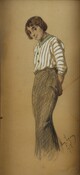 Portrait de jeune homme par Amédée Lynen