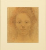 Portrait de modèle par Armand Rassenfosse