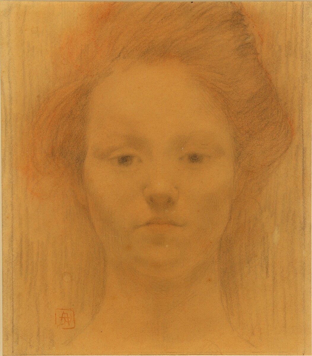 Portrait de modèle par Armand Rassenfosse