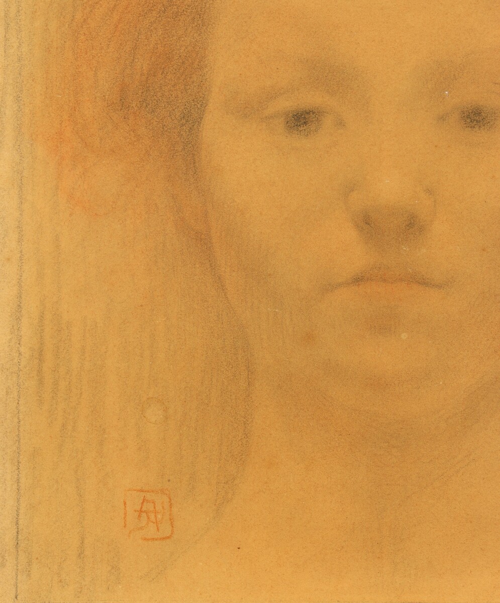 Portrait de modèle par Armand Rassenfosse