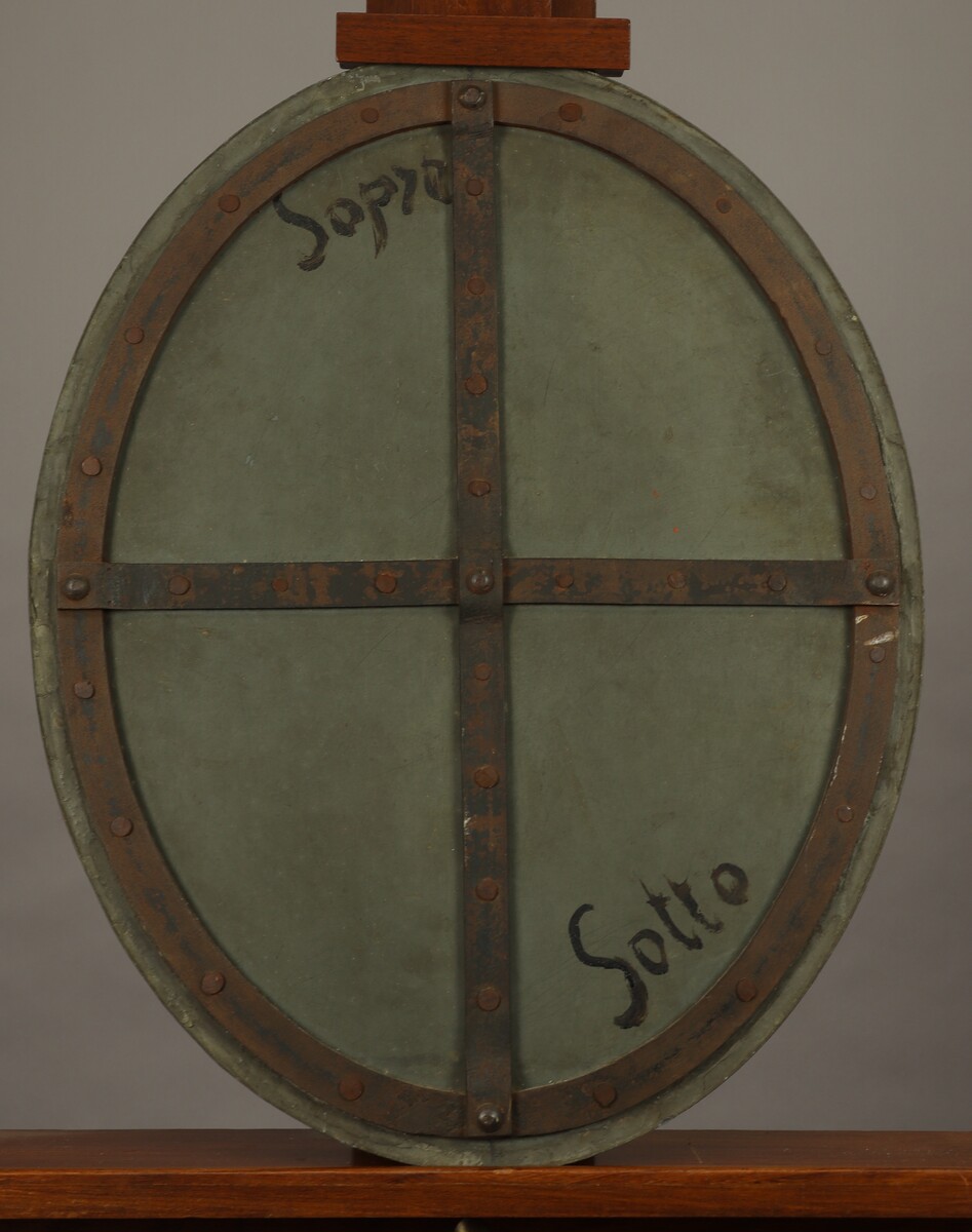 Portrait de sainte en mosaïque