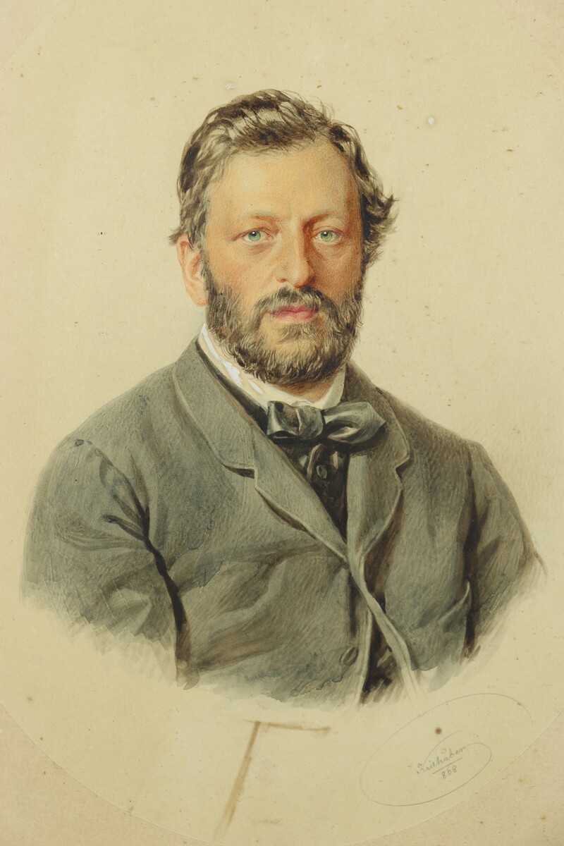 Portrait d'homme par Josef Kriehuber