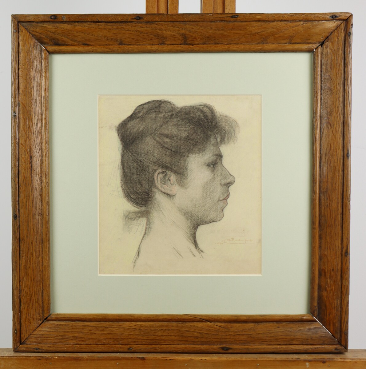 Profil de femme par Armand Rassenfosse
