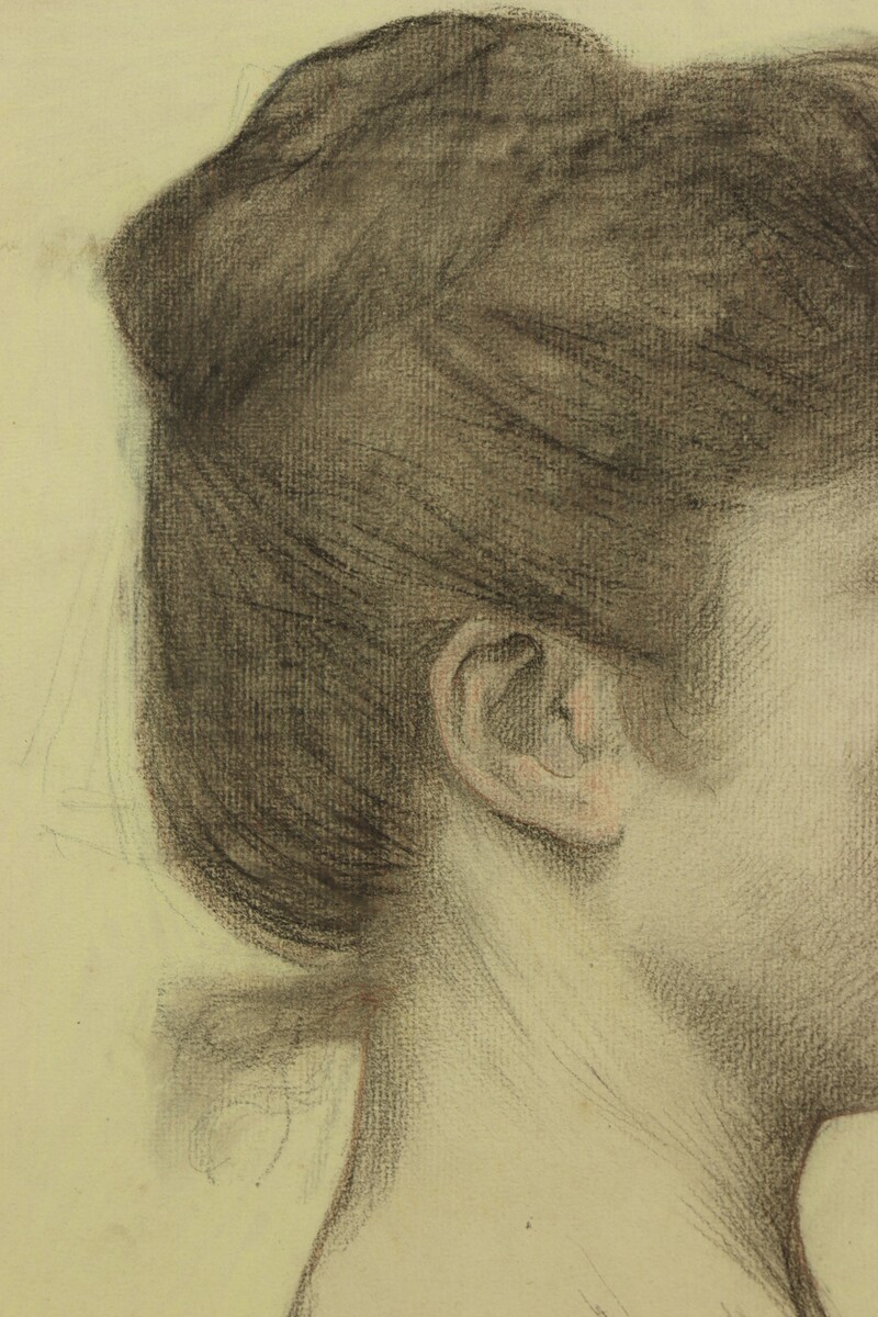 Profil de femme par Armand Rassenfosse