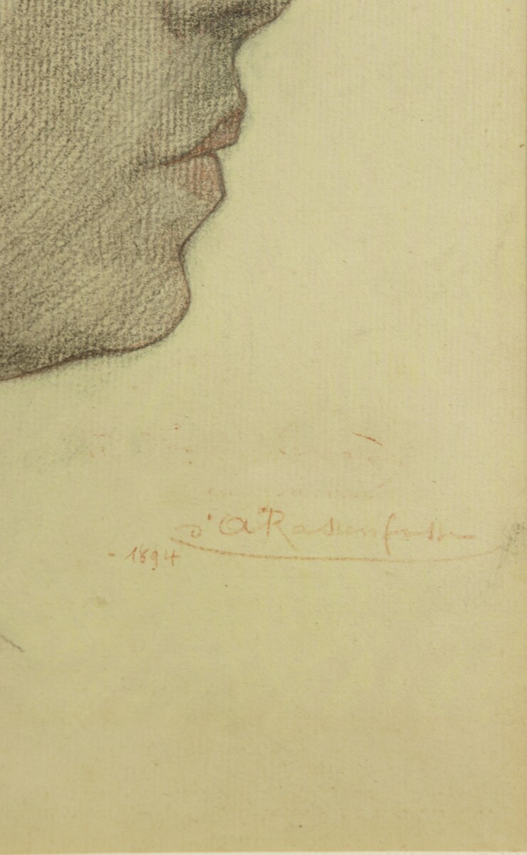 Profil de femme par Armand Rassenfosse