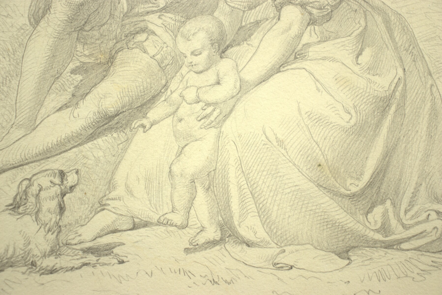 Scène de famille par Cesare Dell'Acqua