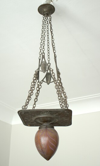 Ceiling light by Léon Jallot