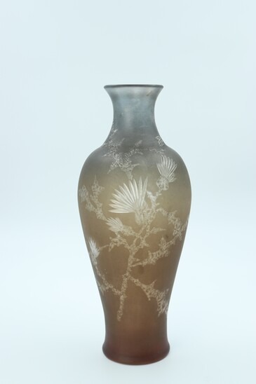 Thistle vase by Jules Habert-Dys
