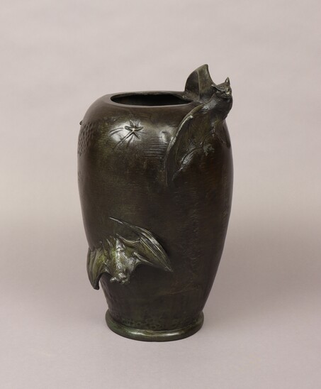 Vase with bats by Hans Stoltenberg-Lerche